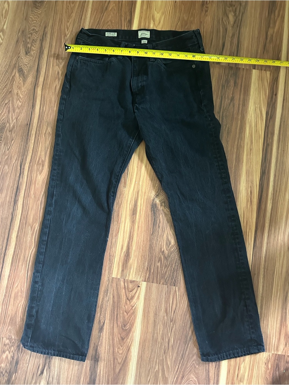 J. Crew Men's Black Straight Jeans W32 L32